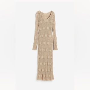 Loose-knit Silk-blend Dress